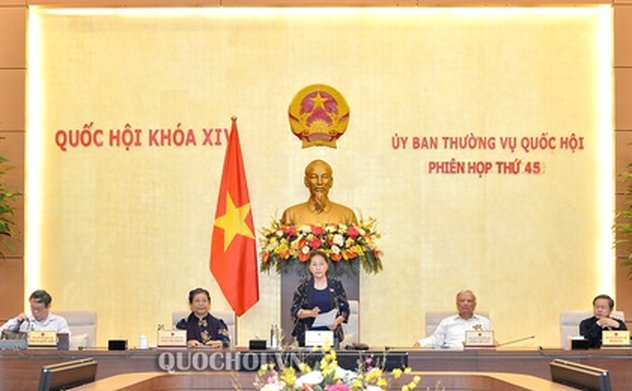 Hôm nay, Ủy ban Thường vụ Quốc hội khai mạc phiên họp thứ 45