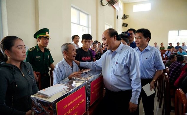 Chính phủ hỗ trợ người dân Hà Tĩnh bị thiệt hại nhà ở do thiên tai