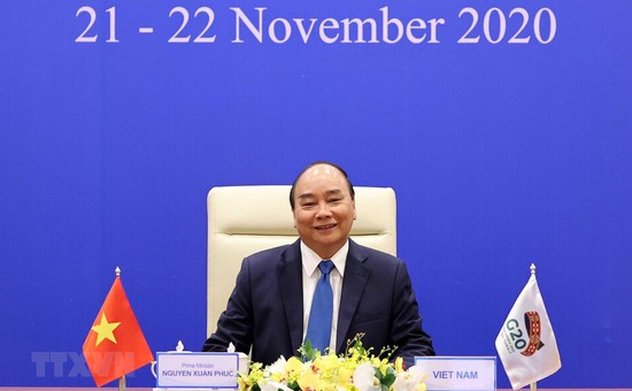 Thủ tướng Nguyễn Xuân Phúc dự Hội nghị thượng đỉnh G20 trực tuyến
