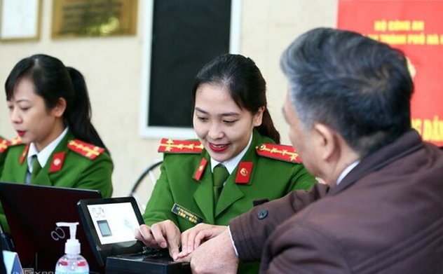 Giảm một nửa lệ phí làm căn cước công dân gắn chip