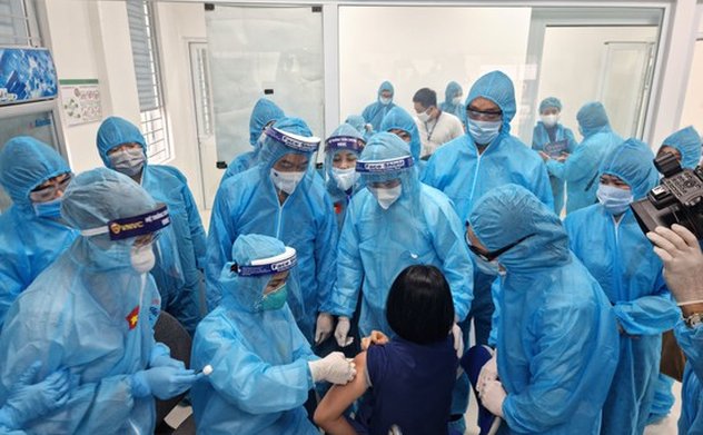 Sáng 9/3, không ca mắc mới, Hà Nội và Gia Lai triển khai tiêm vắc xin phòng Covid-19