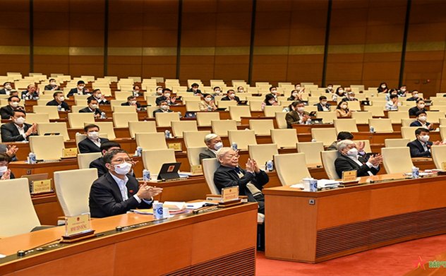 Tổng Bí thư Nguyễn Phú Trọng dự Hội nghị đại biểu Quốc hội hoạt động chuyên trách