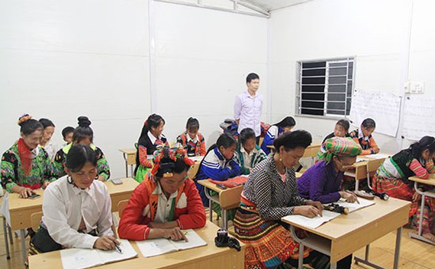 Học viên hoàn thành chương trình xóa mù chữ được xét vào học THCS