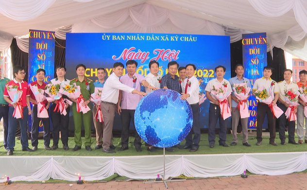Kỳ Châu - Xã đầu tiên của Hà Tĩnh tổ chức Ngày hội Chuyển đổi số