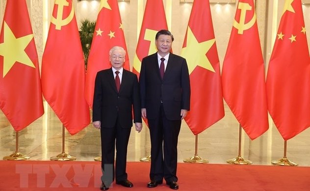 Tổng Bí thư hội đàm với Tổng Bí thư, Chủ tịch Trung Quốc Tập Cận Bình