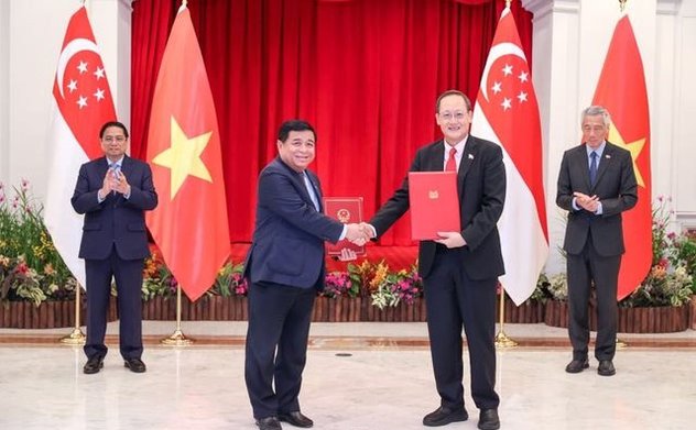 Việt Nam và Singapore thiết lập quan hệ đối tác kinh tế số - kinh tế xanh