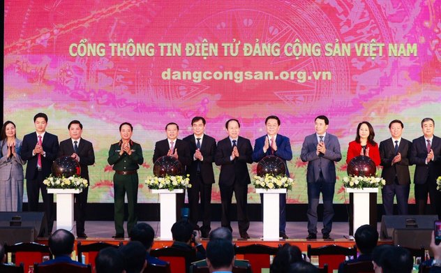 Khai trương Cổng thông tin điện tử Đảng Cộng sản Việt Nam