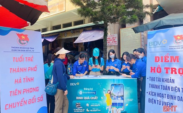 Tuổi trẻ Hà Tĩnh hướng dẫn kích hoạt thành công hơn 200 nghìn tài khoản định danh điện tử 