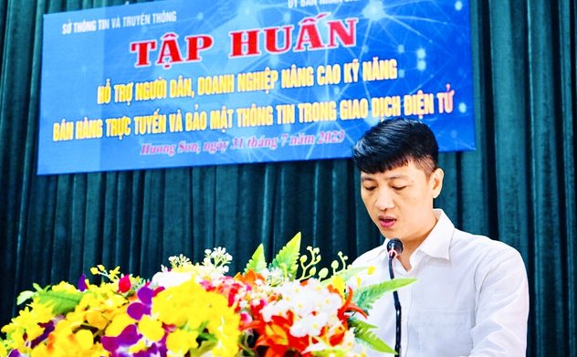 Tập huấn nâng cao kỹ năng bán hàng trực tuyến và bảo mật  thông tin trong giao địch điện tử