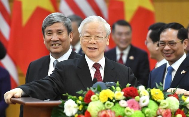 Phát biểu của Tổng Bí thư Nguyễn Phú Trọng với báo chí sau Hội đàm với Tổng thống Hoa Kỳ Joe Biden