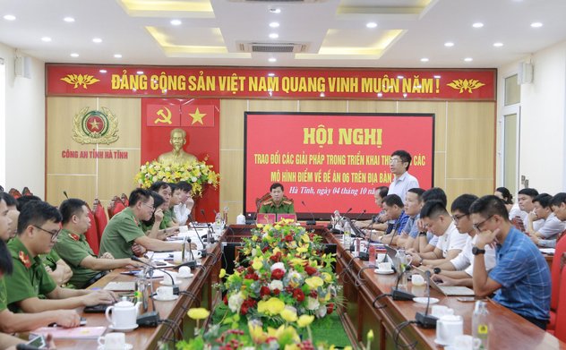 Hà Tĩnh tiếp tục triển khai hiệu quả các mô hình điểm về Đề án 06 