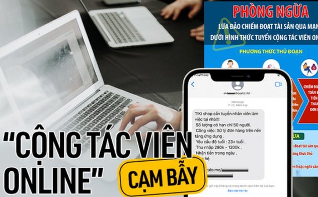 Ngậm trái đắng khi "sập bẫy" việc nhẹ lương cao trên không gian mạng