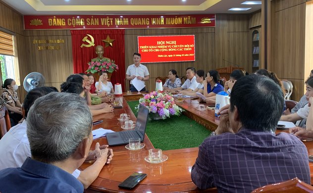 Xã Thiên Lộc triển khai công tác Chuyển đổi số năm 2024