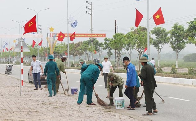Huy động lực lượng tổng vệ sinh chào mừng kỷ niệm 120 năm ngày sinh đồng chí Trần Phú