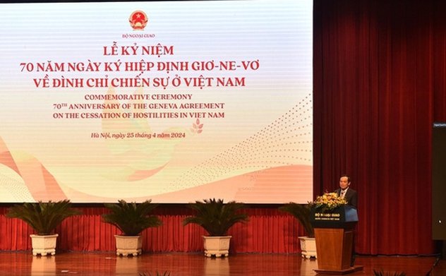 Lễ kỷ niệm 70 năm ngày ký Hiệp định Geneve về đình chỉ chiến sự ở Việt Nam 