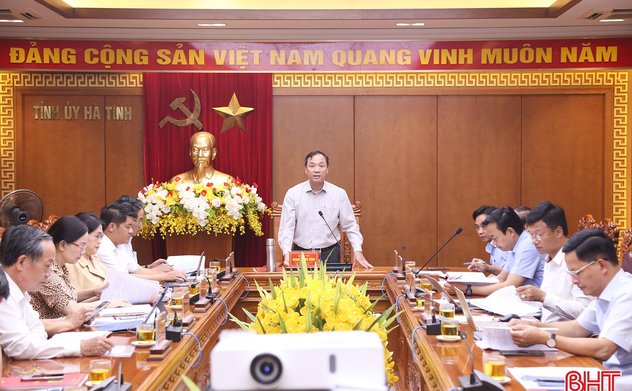 Ban Chỉ đạo phòng, chống tham nhũng, tiêu cực tỉnh Hà Tĩnh họp phiên thường kỳ