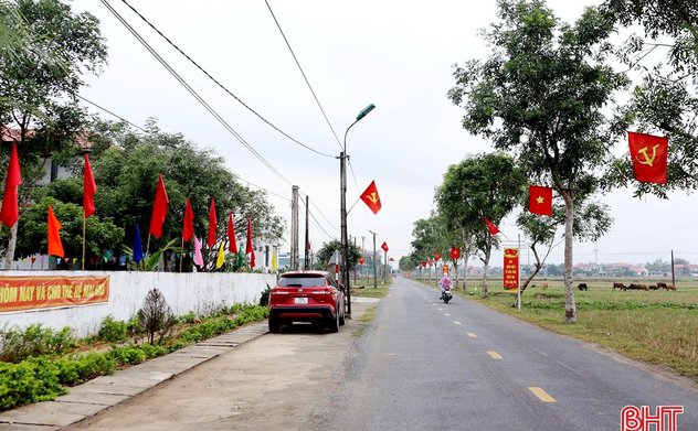 Quang Lộc tiến gần vạch đích nông thôn mới nâng cao 