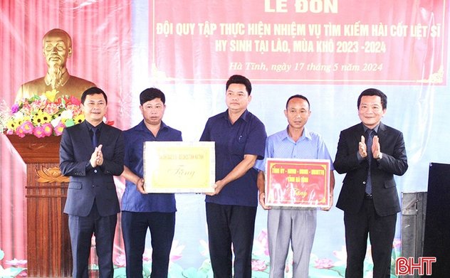 Đội Quy tập tỉnh Hà Tĩnh làm tốt nhiệm vụ tìm kiếm, quy tập hài cốt liệt sỹ hy sinh tại Lào 