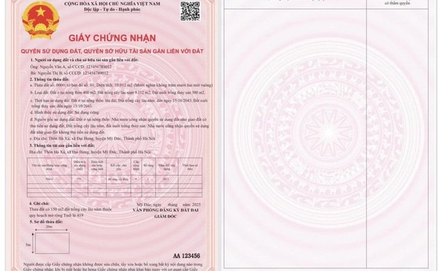 Sổ đỏ có tên gọi mới từ 1/8