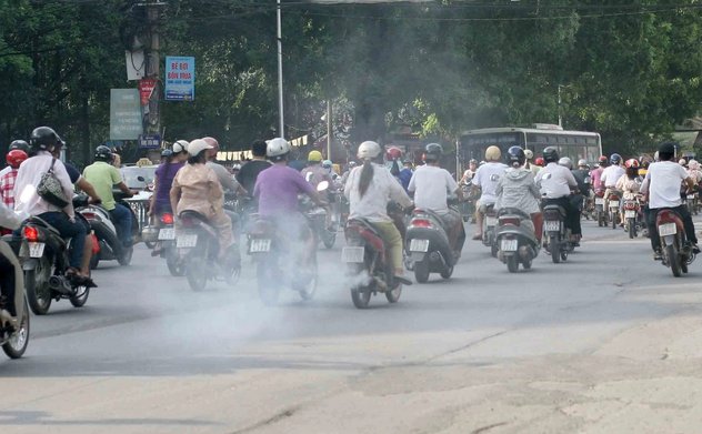 Bắt buộc kiểm định khí thải xe máy từ 1/1/2025 