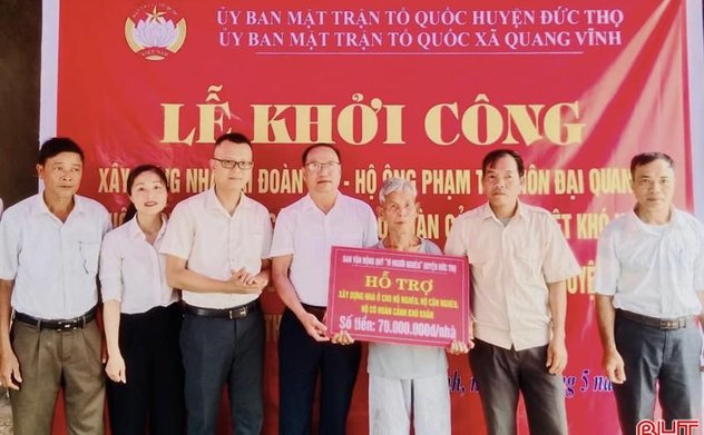 Hà Tĩnh vận động hơn 83 tỷ đồng hỗ trợ người nghèo