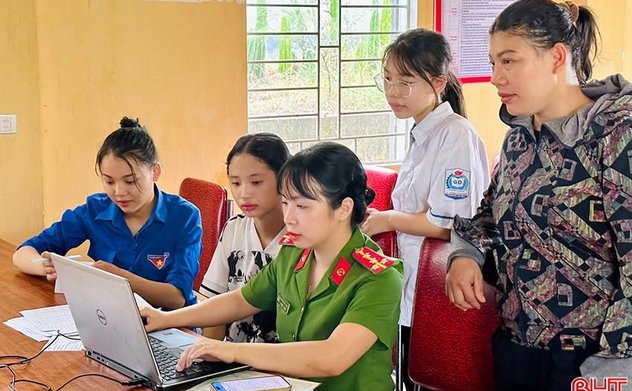 Tuổi trẻ Hà Tĩnh đồng hành triển khai cao điểm thi hành Luật Căn cước 