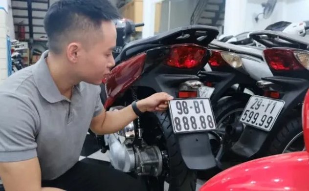 Bộ Công an đề xuất đấu giá biển số xe máy, giá khởi điểm 5 triệu đồng