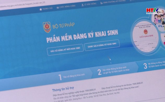 Hà Tĩnh hoàn thiện số hóa hộ tịch