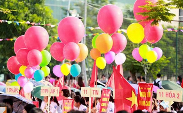 Công an Hà Tĩnh cảnh báo nguy hiểm từ bóng bay chứa hydro trong lễ khai giảng 