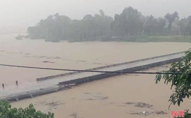 Tình hình lũ trên các sông và cảnh báo các vùng ngập lụt ở Hà Tĩnh