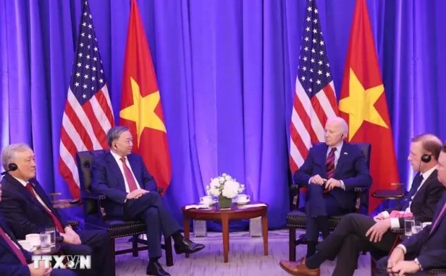Tổng Bí thư, Chủ tịch nước Tô Lâm gặp Tổng thống Hoa Kỳ Joe Biden