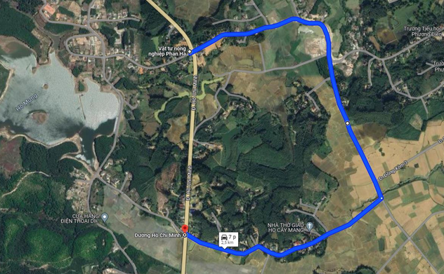 Phân luồng giao thông từ xa, cấm xe ô tô phục vụ thi công sửa chữa cầu Đập Mưng Km810+827 đường Hồ Chí Minh thuộc địa phận huyện Hương Khê, tỉnh Hà Tĩnh