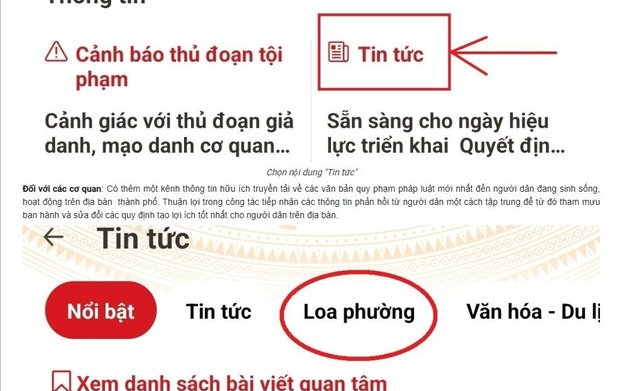 Tuyên truyền và sử dụng phần mềm quản trị nội dung CMS-Loa phường trên ứng dụng VNel