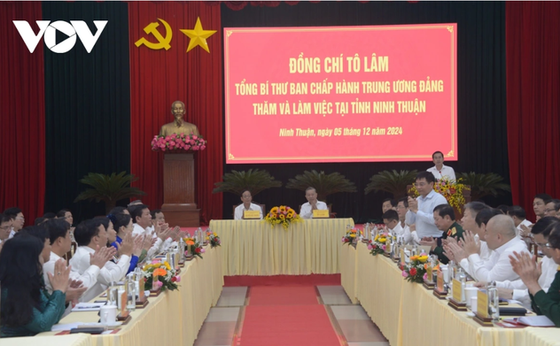 Tổng Bí thư: Chuẩn bị tốt điều kiện để khởi động lại Nhà máy điện hạt nhân Ninh Thuận