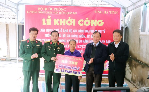 Bí thư tỉnh ủy dự lễ khởi công xây nhà ở cho hộ nghèo