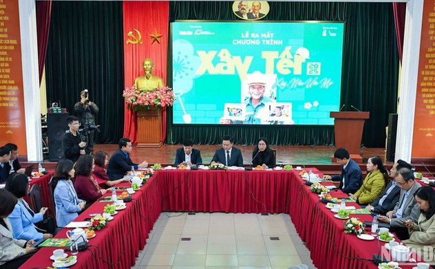 Chương trình 'Xây Tết 2025' sẽ trao tặng 18.500 phần quà Tết cho công nhân 