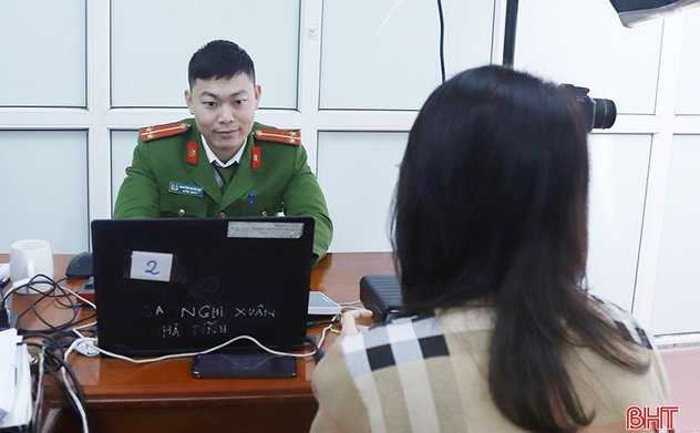 "Phủ đầy" tỷ lệ cấp thẻ căn cước cho công dân Hà Tĩnh