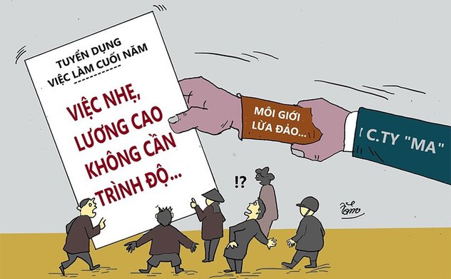 Cảnh giác bẫy “việc nhẹ, lương cao” dịp cuối năm