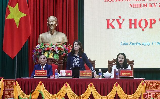 Thành lập, giải thể các cơ quan chuyên môn thuộc UBND huyện Cẩm Xuyên