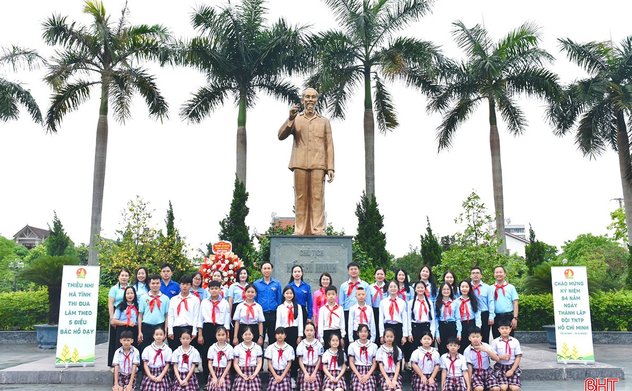 8 học sinh Hà Tĩnh tham dự Đại hội Cháu ngoan Bác Hồ toàn quốc