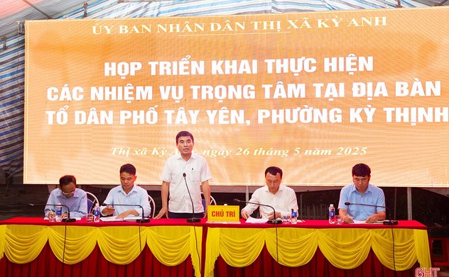 Tập trung gỡ "khó", đẩy nhanh tiến độ các dự án tại tổ dân phố Tây Yên 