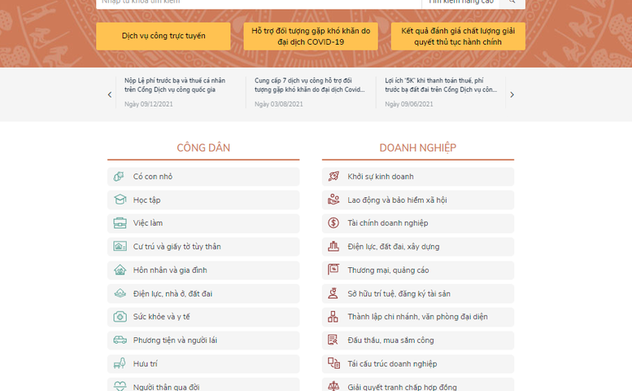 Cổng dịch vụ công quốc gia là điểm truy cập duy nhất từ tháng 7/2025