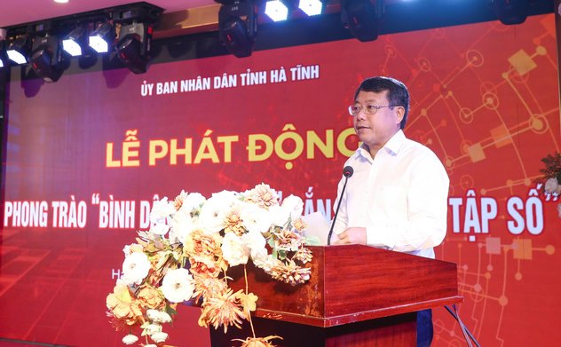 Hà Tĩnh phát động Phong trào “Bình dân học vụ số” gắn với “Học tập số"