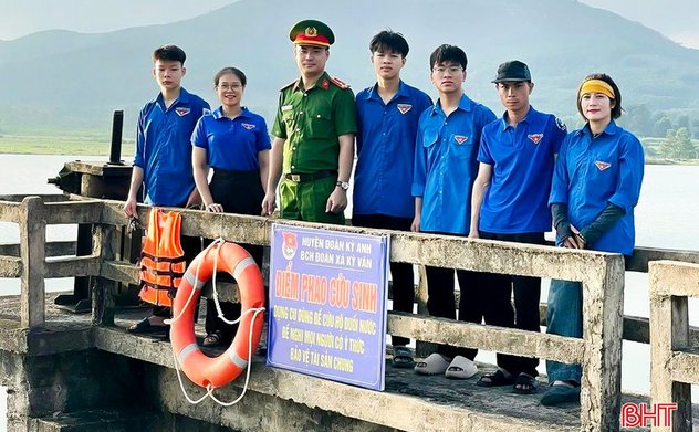 Tuổi trẻ Hà Tĩnh chủ động phòng, chống đuối nước cho trẻ em