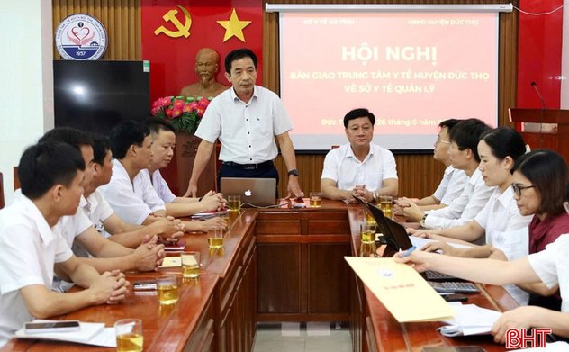 Hoàn tất bàn giao các đơn vị y tế tuyến huyện về Sở Y tế quản lý 