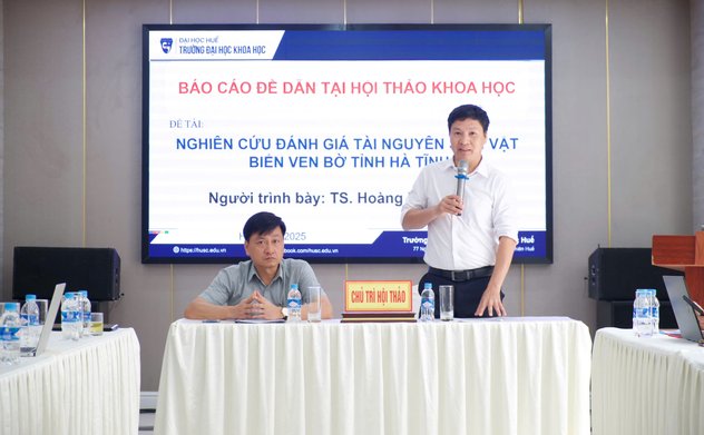 Nghiên cứu đa dạng sinh học khu vực vùng biển ven bờ Hà Tĩnh