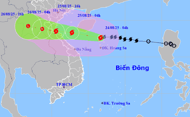 Mức độ nguy hiểm của bão số 5 được so sánh với bão Yagi