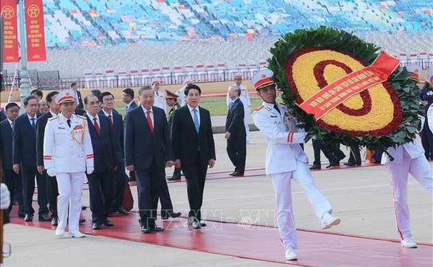80 năm Quốc khánh: Lãnh đạo Đảng, Nhà nước vào Lăng viếng Chủ tịch Hồ Chí Minh 