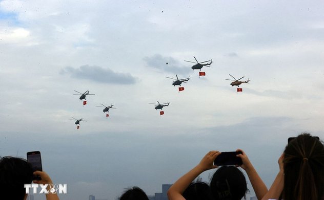 Thời gian và vị trí để ngắm phi đội bay ở lễ diễu binh, diễu hành sáng 2/9