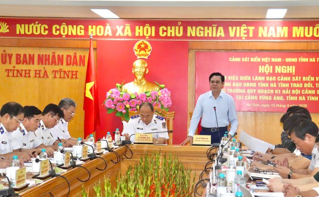 Hà Tĩnh phối hợp Cảnh sát biển sớm triển khai quy hoạch xây dựng Hải đội tại cảng Vũng Áng